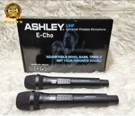 Mic Wireless Ashley E-Cho 2 mic pegang