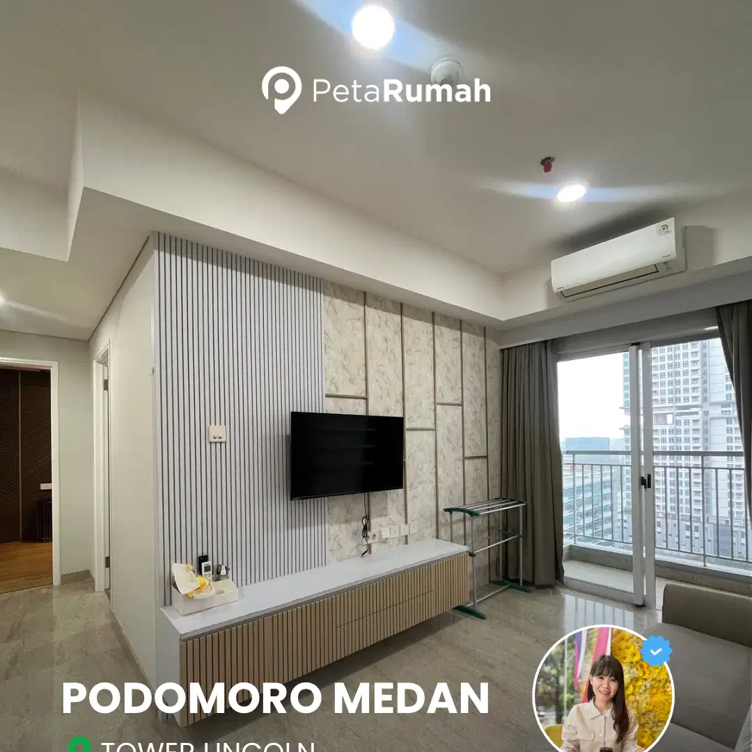 DISEWA FULL FURNISH APARTEMEN PODOMORO