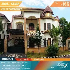 Disewakan Rumah di Perumahan Istana Dieng Raya Malang Klasik Elit