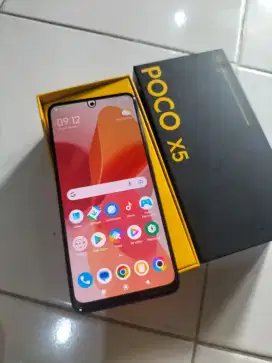 Poco x5 5g ram 8/256gb fullset ori