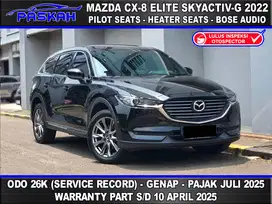 GENAP Bunga=4% Odo=26k PAJAK=JULi MAZDA CX8 ELITE 2022 CX 8 Elite 2022
