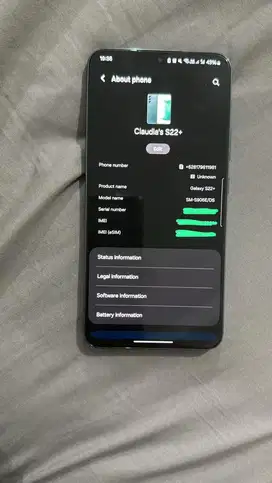 Samsung s22 plus 8/256 sein