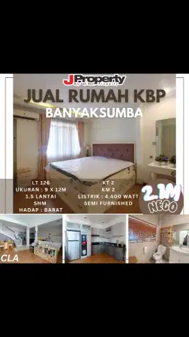 Dijual Cepat rumah 1.5 lantai KBP super murah 2 M an saja!!!
