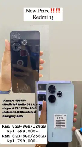 Redmi 13 Ram 8GB/256GB