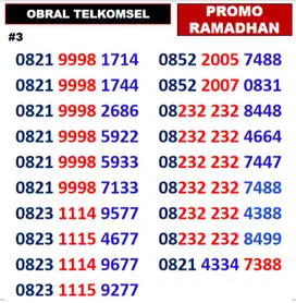 Nomor cantik telkomsel