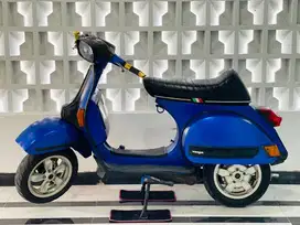 Piaggio vespa exlusive 2 biru restorasi modif