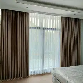 Jual & Pasang Tirai Gorden Vitrase Wallpaper Korden Gordeng Hordeng