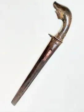 Golok Sepuh Tua Pamor Miring
