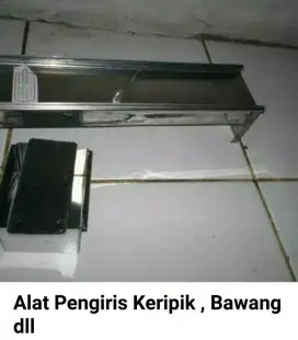 Alat Pengiris Keripik Stainless pisau bisa disetel