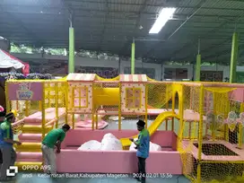 wahana mainan playground indoor outdoor bisa custom ukuran dan design