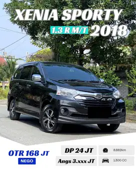 [ODO 8RB‼️]DAIHATSU XENIA 1.3 R SPORTY MANUAL 2018