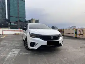 Honda City RS CVT Hatchback pajak baru low km service record termurah