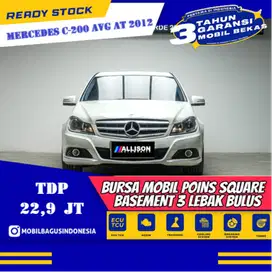 [Dp 22,9 Jt] Mercedes Benz C200 1.8 CGI AT 2012 Putih
