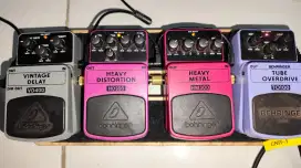 Efek Gitar Sepaket Behringer TO100 HM300 HD300 VD400 Alt Boss MXR