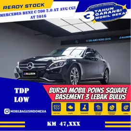 [Dp LOW] Mercedes-Benz C200 2.0 AVG Sedan AT 2016 Hitam