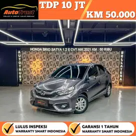 [ TDP 7 JUTA ] HONDA BRIO 1.2 SATYA E CVT NIK.2021/DAVID