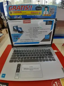 JUAL LAPTOP LENOVO SLIM 1 IPS1-82V6009PID / HP / ASUS / ACER /ADVAN