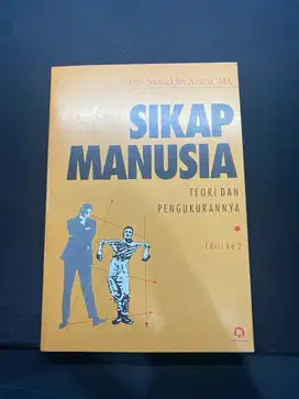 Saifuddin azwar Sikap Manusia Teori dan Pengukurannya