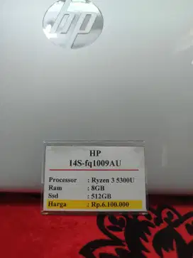 Laptop HP 14S-FQ1009AU