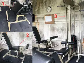 Dijual Alat Fitness Buatan Lokal - Total 3 alat