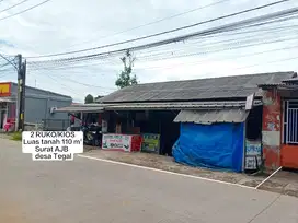 2 RUKO MURAH DI JALAN UTAMA PRUIS DI DESA TEGAL KEMANG BOGOR