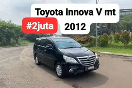 Toyota Innova V Mt 2012 hitam (2juta)