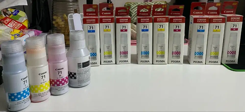 Tinta Canon Pixma GI 71 Genuine Japan Sesuai Foto Harga Murah Meriah