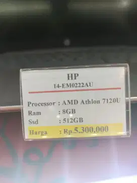 Laptop HP14-EM0222AU