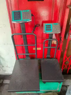 Timbangan duduk digital 300kg 2 display