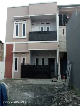 Dijual rumah baru tahap bangun dibintara 14 dkt pondok kopi St Cakung