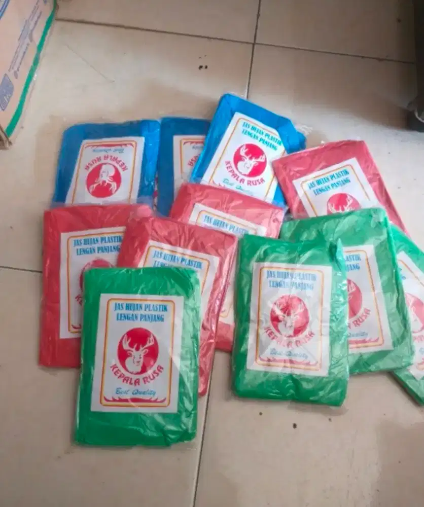 Jas hujan plastik kresek model ponco