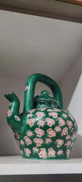 Pajangan porcelain asli china ceramic teko guci cafe hiasan