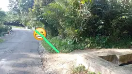 Djual Tanah Pekarangan Kosong Pingir Sungai Di Jalan Utama Turgo