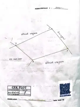 Tanah kebun dan villa patallassang Gowa