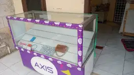 Etalase konter panjang 1 meter