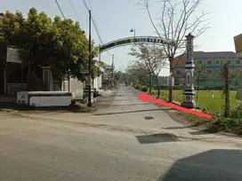 Dijual tanah 77m strategis pinggir jalan raya KLATEN