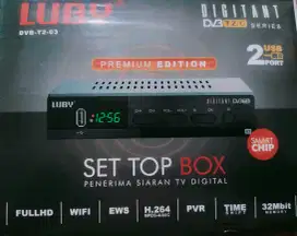 jual STB TV bekas kondisi msh bagus dan lengkap plus remote