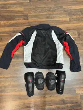Dainese air frame D1 Tex black/white/red