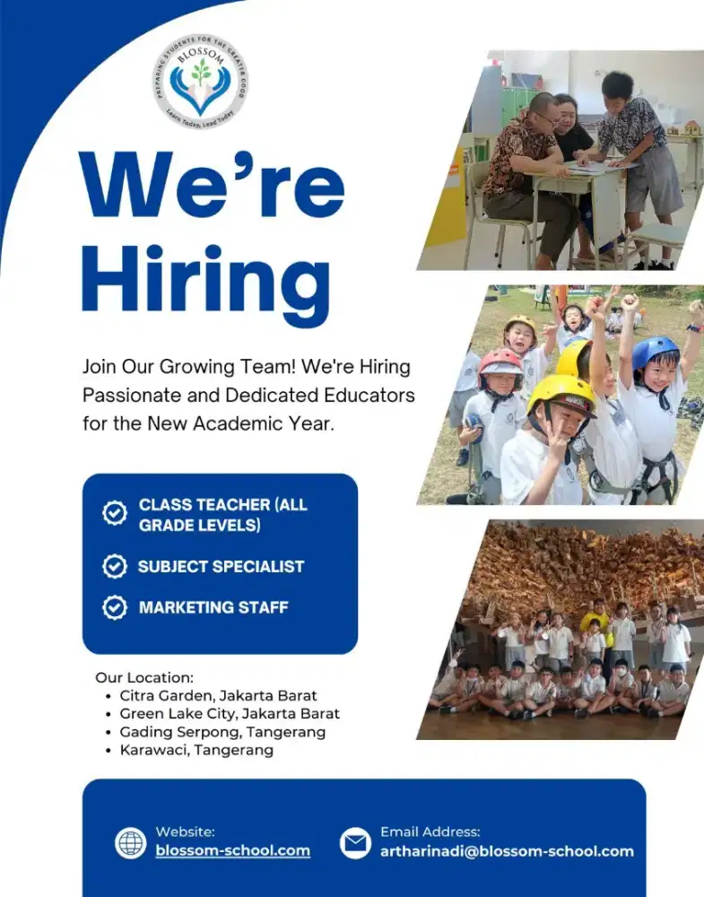 Lowongan Guru dan Staff