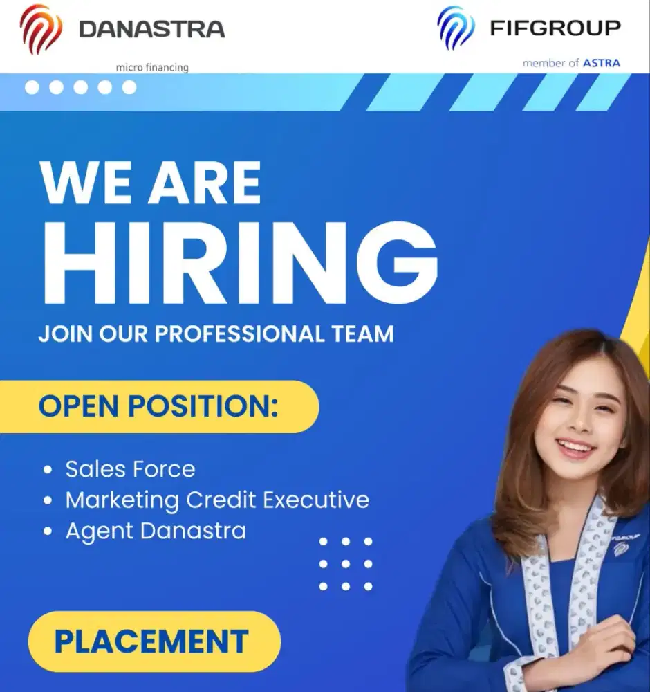 LOWONGAN KERJA MARKETING FIF