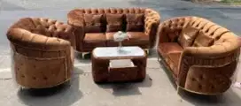 3 Set Kursi Tamu Mewah : Sofa Turkey,Sofa Beranak Dan Minimalis