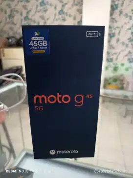 Motorola moto G 45 5G 8/256gb ada NFC baru garnsi resmi bisa TT kredit