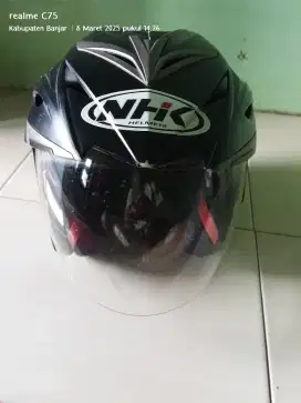 Helm NHK Aviator warna Hitam
