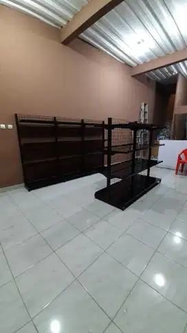 Rak Besi Minimarket 3 Baris (1 starting 2 jointing)