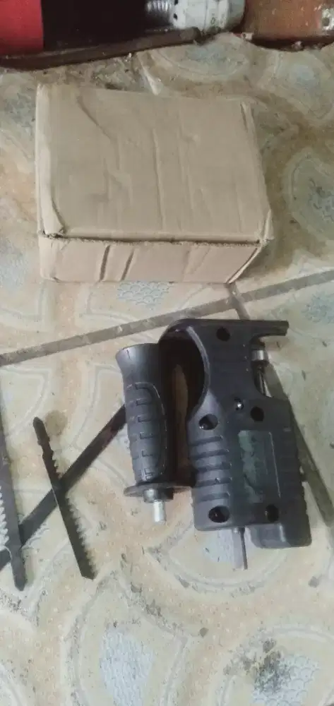 Se set alat tambah gergaji serba guna utk mesin bor tgn brg baru murah