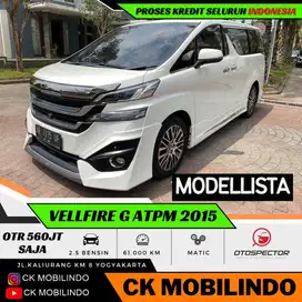 Vellfire G ATPM 2015 Modellista AB Tgn1 ISTIMEWA Murah Bisa Kredit