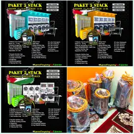 Paket Usaha Laundry Stack Partisi