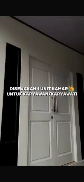 DISEWAKAN KAMAR UNTUK KARYAWAN/KARYAWATI perum marchelia blok b no 4