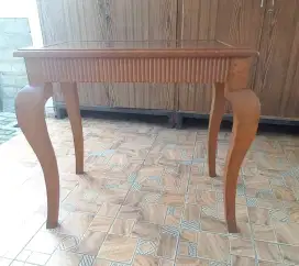 Meja  kaca Jati bagus