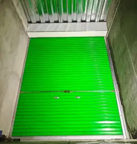 Rolling door baru galvalum dan almunium